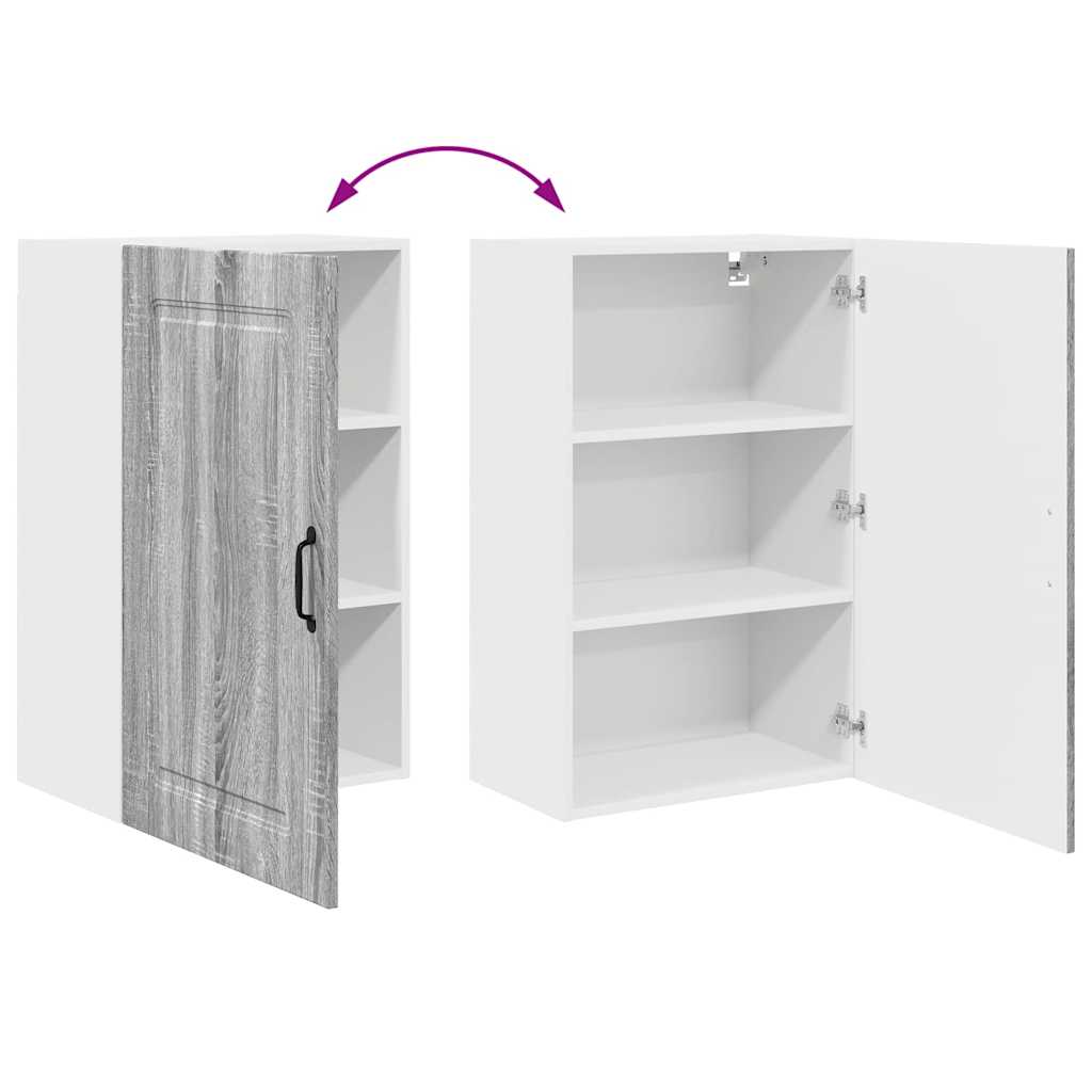 Küchenhängeschrank Graues Sonoma 50 x 31 x 80 cm Holzwerkstoff